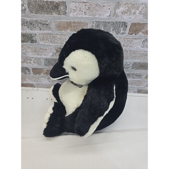 Wholesale Merchandisers Inc Black And White Penguin Plush With Bow Tie - Picture 6 of 12